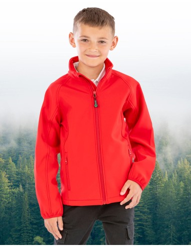 RES-R901J-Recycled 2-Layer Printable Junior Softshell Jacket